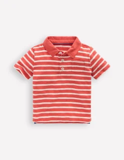 Boden Tops & T-Shirts-Polo flammé Terre de Sienne brûlée/ivoire