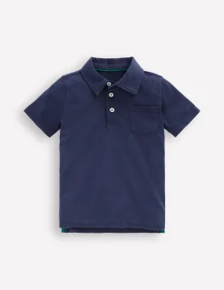 Boden Tops & T-Shirts-Polo flammé Bleu chiné