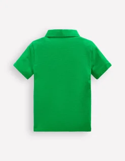 Boden Tops & T-Shirts-Polo flammé Vert des Highlands