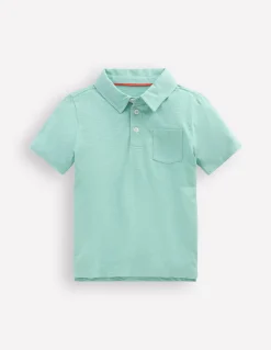 Boden Tops & T-Shirts-Polo flammé Bleu aigue-marine