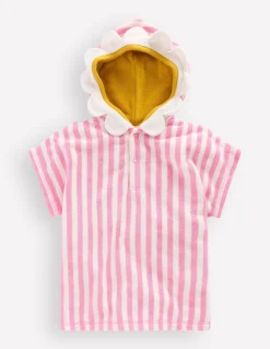 Boden Maillots & Tenues De Plage-Poncho fantaisie en éponge Fleur rose