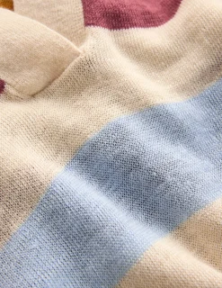 Boden Pulls & Gilets-Pull à col Agnes en lin Multi, arc-en-ciel
