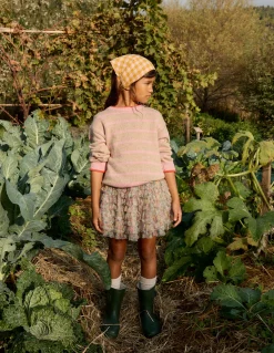 Boden Pulls & Gilets-Pull à emmanchures basses Chinchilla/rose formica