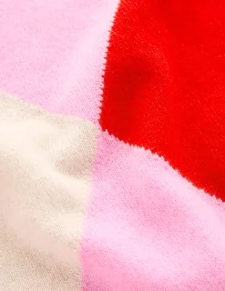 Boden Cachemire|Pulls & Gilets-Pull Anastasia en cachemire Motif Argyle rouge et rose