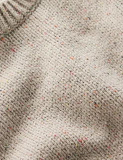 Boden Pulls & Gilets-Pull Davina à manches bouffantes Ivoire, moucheté