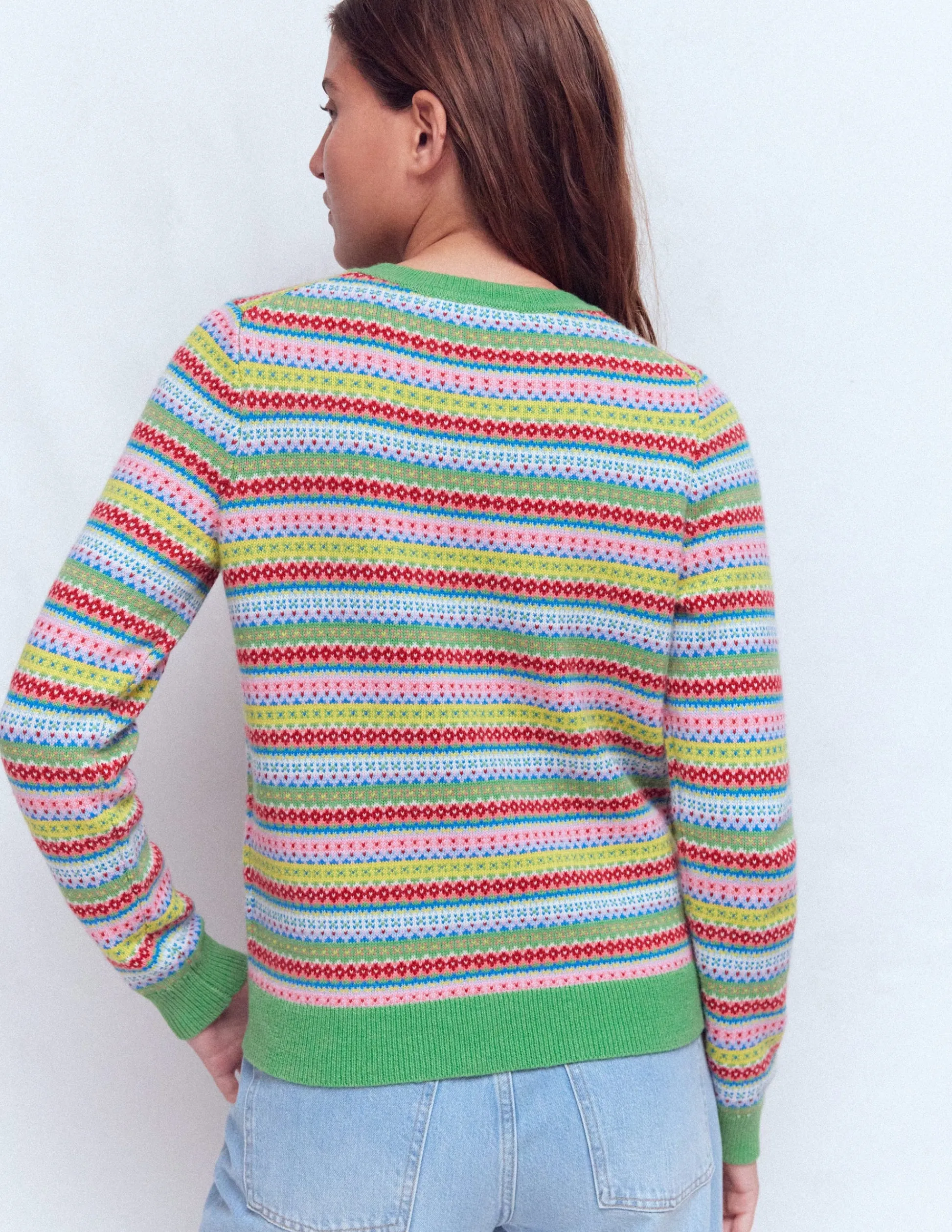 Boden Pulls & Gilets-Pull Edie à motif jacquard Multi, motif géométrique traditionnel