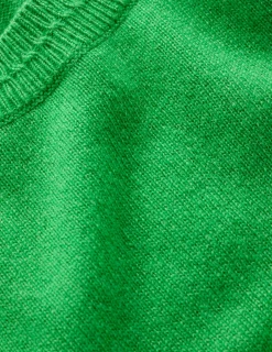 Boden Cachemire|Tenues De Travail-Pull Eva col rond en cachemire Vert printemps