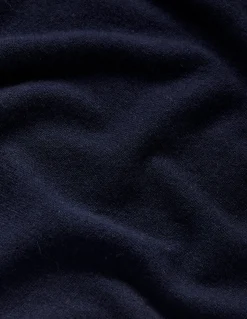 Boden Cachemire|Tenues De Travail-Pull Eva col rond en cachemire Bleu Marine, Petits Pois