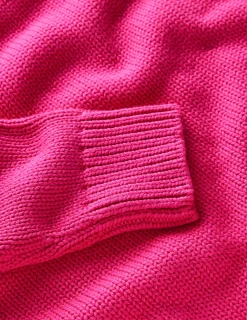 Boden Pulls & Gilets-Pull Lucy oversize en coton Rose pivoine