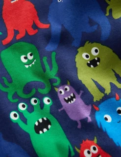 Boden Pyjamas & Chaussons-Pyjama phosphorescent douillet Monstre bleu marine