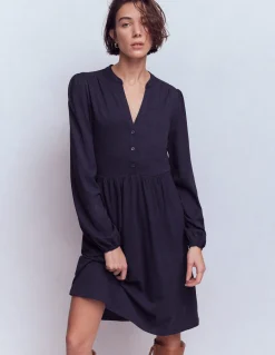 Boden Robes & Combinaisons|Robes Coupe Petite-Robe courte Amy en jersey Bleu marine