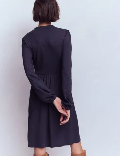 Boden Robes & Combinaisons|Robes Coupe Petite-Robe courte Amy en jersey Bleu marine