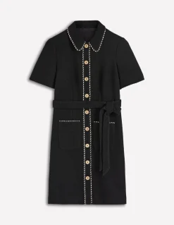 Boden Tenues De Travail|Robes & Combinaisons-Robe courte Loren à détails Noir