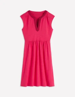 Boden Robes & Combinaisons|Robes Coupe Petite-Robe courte May en jersey Rose somptueux