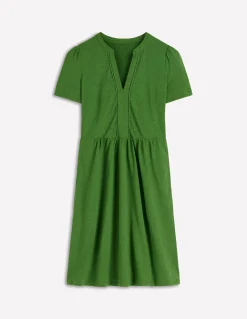 Boden Robes & Combinaisons|Robes Coupe Petite-Robe courte Naomi en jersey Vert promenade