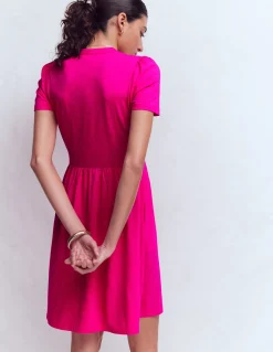 Boden Robes & Combinaisons|Robes Coupe Petite-Robe courte Naomi en jersey Rose pivoine