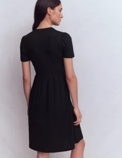 Boden Robes & Combinaisons|Robes Coupe Petite-Robe courte Naomi en jersey Noir