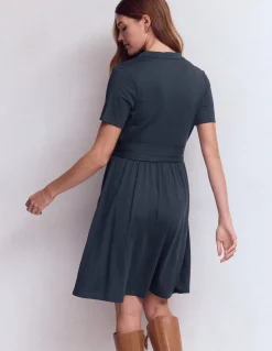 Boden Robes & Combinaisons|Robes Coupe Petite-Robe Daisy virevoltante en jersey Bleu marine