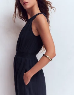 Boden Robes & Combinaisons|Midi-Robe Daphne double-étoffe Bleu marine