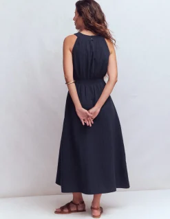 Boden Robes & Combinaisons|Midi-Robe Daphne double-étoffe Bleu marine