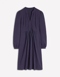 Boden Robes & Combinaisons|Robes Coupe Petite-Robe décontractée Naomi en jersey Bleu marine