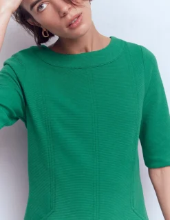 Boden Tenues De Travail|Robes & Combinaisons-Robe droite Nessa en ottoman Vert joyau