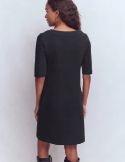 Boden Tenues De Travail|Robes & Combinaisons-Robe droite Nessa en ottoman Noir