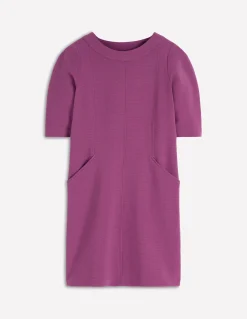 Boden Tenues De Travail|Robes & Combinaisons-Robe droite Nessa en ottoman Prune