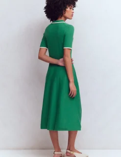 Boden Tenues De Travail|Robes & Combinaisons-Robe en maille à col Vert frais