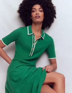 Boden Tenues De Travail|Robes & Combinaisons-Robe en maille à col Vert frais