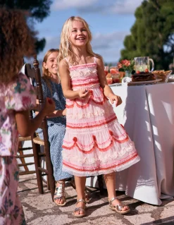 Boden Robes-Robe en tulle façon gâteau à étages Gâteau rose craie