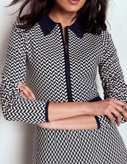 Boden Tenues De Travail|Robes & Combinaisons-Robe Fiona en maille à Chevrons