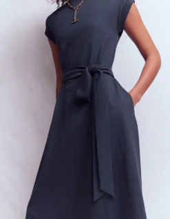 Boden Robes & Combinaisons|Robes Coupe Petite-Robe midi Eve en jersey Bleu marine