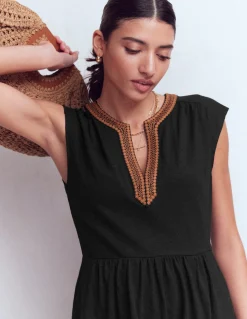 Boden Robes & Combinaisons|Midi-Robe midi May en jersey Noir