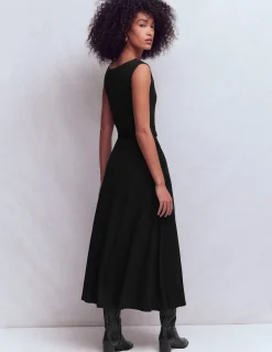 Boden Robes & Combinaisons|Midi-Robe midi Tamsin en jersey Noir