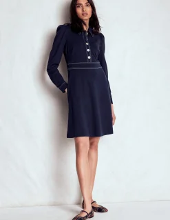 Boden Tenues De Travail|Robes & Combinaisons-Robe Nicolette à manches longues Bleu marine