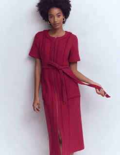 Boden Tenues De Travail|Robes & Combinaisons-Robe texturée Ruth à fermeture zippée Grenade