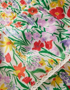 Boden Robes|Ensembles Assortis-Robe tissée à volants Motif Spring Floral multi