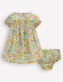 Boden Robes-Robe tissée froncée Florabunda Multicolore