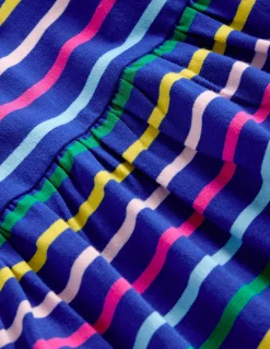 Boden Robes-Robe tournoyante Ariel en jersey À Rayures Multicolores