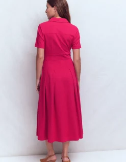 Boden Tenues De Travail|Robes & Combinaisons-Robe-chemise Bridget en point de Rome Grenade