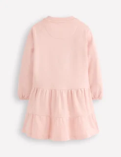 Boden Robes-Rob-sweat taille basse Appliqués rose craie