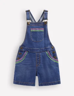 Boden Pantalons|Robes-Salopette courte Brodé vintage moyen