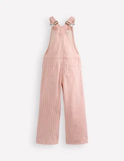 Boden Pantalons|Robes-Salopette large Rayé style coutil rose
