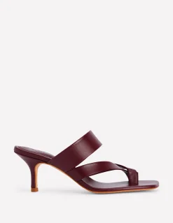 Boden Chaussures À Talons-Sandales façon tongs à petits talons Glycine profond