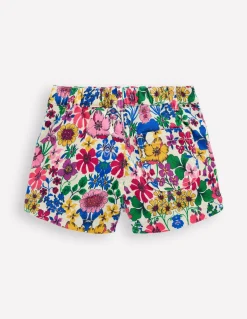 Boden Shorts-Short à poches plaquées Motif floral arc-en-ciel multi