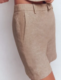 Boden Shorts|Ensembles Assortis-Short Belgravia en lin Chambray amphore