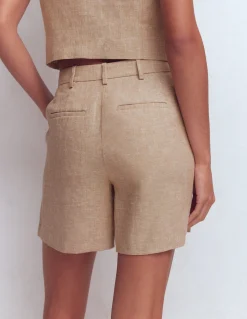 Boden Shorts|Ensembles Assortis-Short Belgravia en lin Chambray amphore