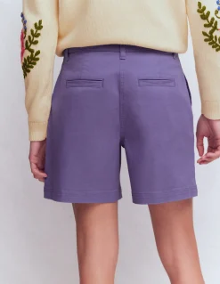 Boden Shorts-Short chino Chardon violet