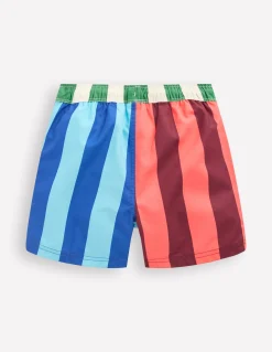 Boden Maillots & Tenues De Plage-Short de bain Rayures verticales multi